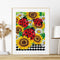 Diamond Drawing Sunflower Ladybug Specially Shaped Partial Drill 5D DIY Cr