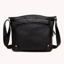 Mummy Soft PU Leather Shoulder Satchel Solid Shopping Street Crossbody Tote Bags