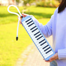Portable 32 Keys Piano Melodica w/ Bag Keyboard Musical Instrument (Blue) Newly