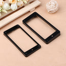 2pcs Guitar Curved Humbucker Pickups Frames Holder Mounting Rings(Black) Newly