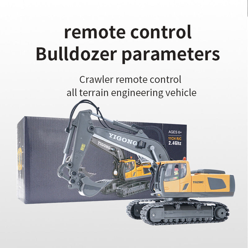 Remote Control Heavy Excavator 1/20 11CH Crawler 2.4G Wireless Electric RC Ca