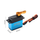 20kg Adjustable Digital Servo 180 Degree Stainless Steel Gear Servo Arm Newly