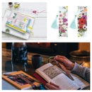 2x Flower Diamond Painting Bookmark DIY Special Shaped Drill Tassel (SQ29)