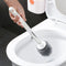 Toilet Brush & Holder Bathroom Toilet Brush Set Non-Slip Handle (Grey) Newly