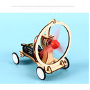 Educational Science Wind Power Electric Car Kit Physics Experiments Circuit