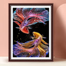 5D Diamond Painting Full Circle Diamond Goldfish Tour