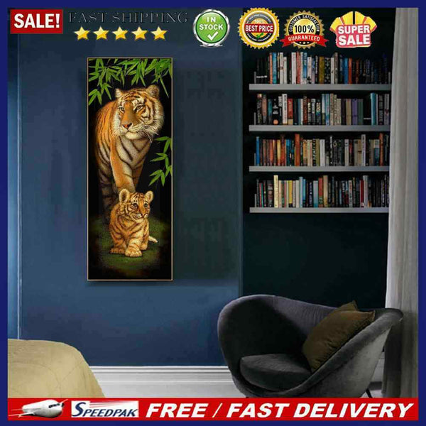 5D DIY Diamond Painting Kits Full Round Drill Animal Decor Rhinestone Art Cra