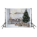 Christmas Background Cloth Snowman Home Decor Photo Studio Fabric (Y-2024)