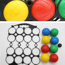 Plastic Puzzle Balls French Boules Set Grass Ball Outdoor Recreational Sports