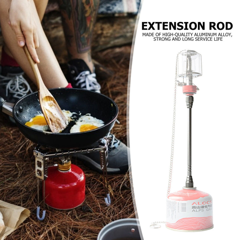 Gas Lantern Extension Stand Pole Blow Torch Extender Outdoor Camping Air Tank