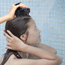 Silicone Scalp Massage Shampoo Brush Body Brush Hair Comb (Black) Newly