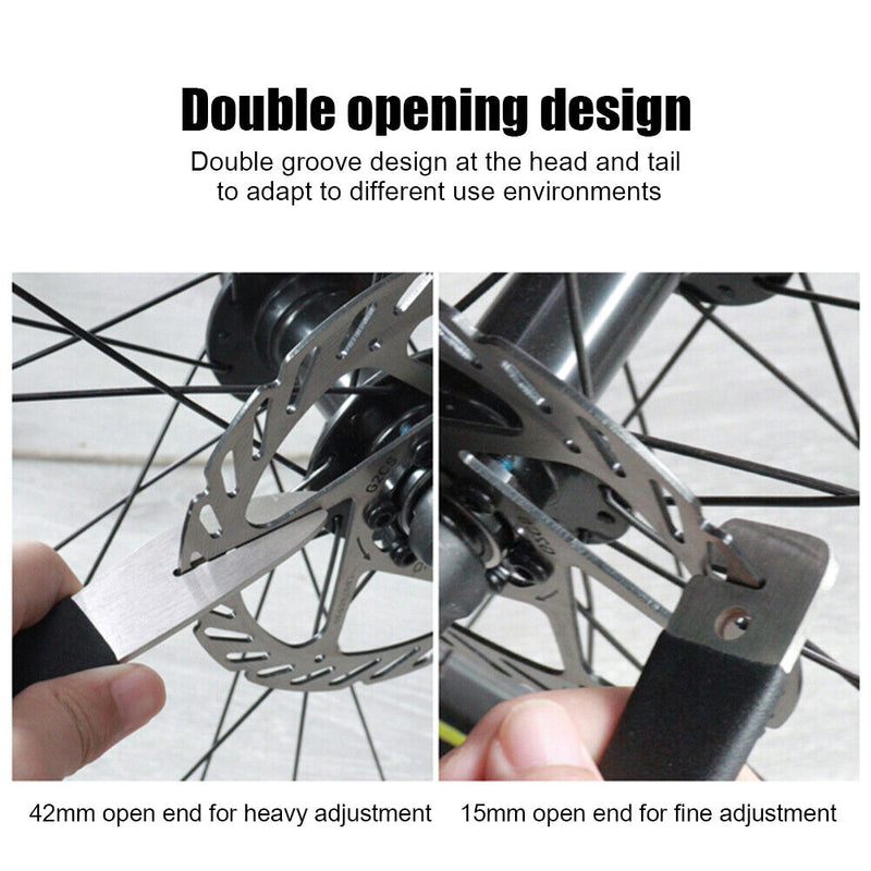 Dual Ends Bike Disc Brake Rotor Repair Truing Tools Flattening Correction Wrench