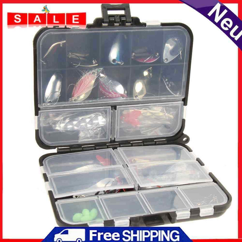 37pcs/set Metal Spoon Fishing Lure Kits Spinning Fishing Equipment Bait m
