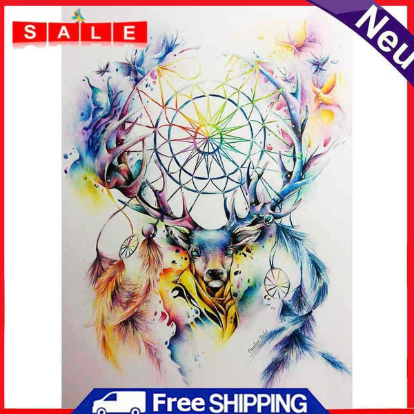 5D DIY Part Special Shaped Drill Diamond Painting Deer