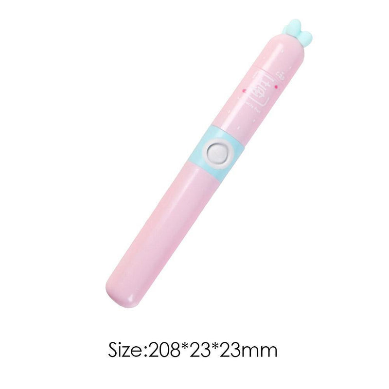 Children Portable Waterproof IPX7 Ultrasonic Electric Toothbrush (Pink)