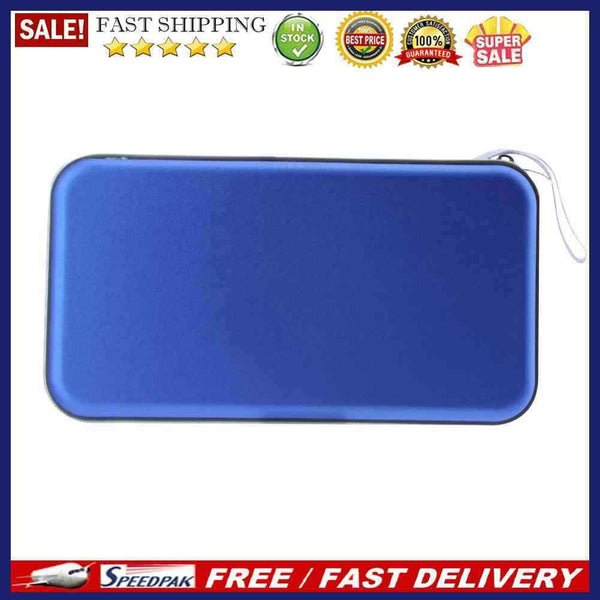 Portable 80pcs Capacity Disc CD DVD Wallet Storage Organizer Case(Blue)