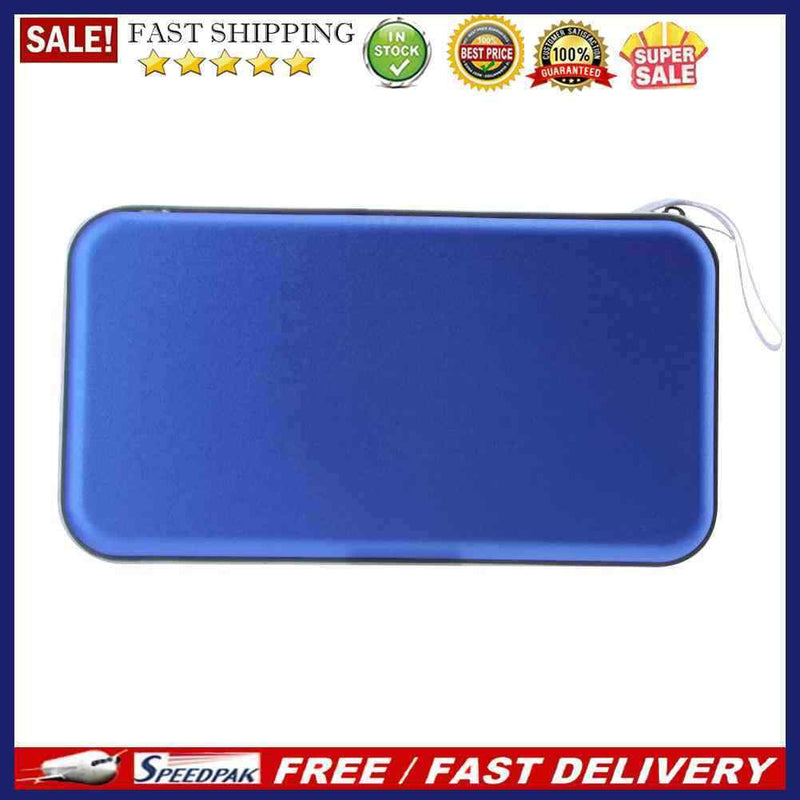 Portable 80pcs Capacity Disc CD DVD Wallet Storage Organizer Case(Blue)