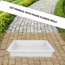 Garden Pavement Mold DIY Walk Manual Road Path Paving Brick Stone Concrete Mo