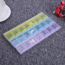 Powlance 21 Grid Weekly Pills Storage Box Candy Small Parts Container Hom