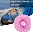 100pcs Portable Disposable Caps Women Men Bath Caps for Traveling (Pink) Newly