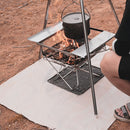 #A Qvien Camping Fireproof Cloth Flame Retardant Insulation Pad BBQ Fire Pit Mat