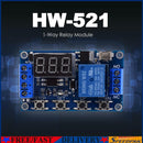 1-Way Relay Module Delay Power Off Trigger Delay Timer Circuit Switch Board