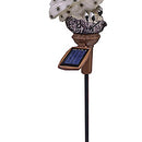 2pcs LED Solar Light Owl Outdoor Lawn Stakes Lamp Home Garden Decoration