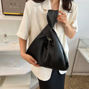 Pleated Knotted Handbag Fashion Designer Women Female Portable Shopper Purses