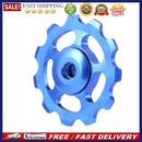 Bicycle Rear Derailleur Wheel Ceramic CNC Road Bike Guide Roller (Blue)