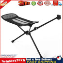 Outdoor Fishing Beach Footrest Portable Aluminum Leg Stool Folding Chair Newly