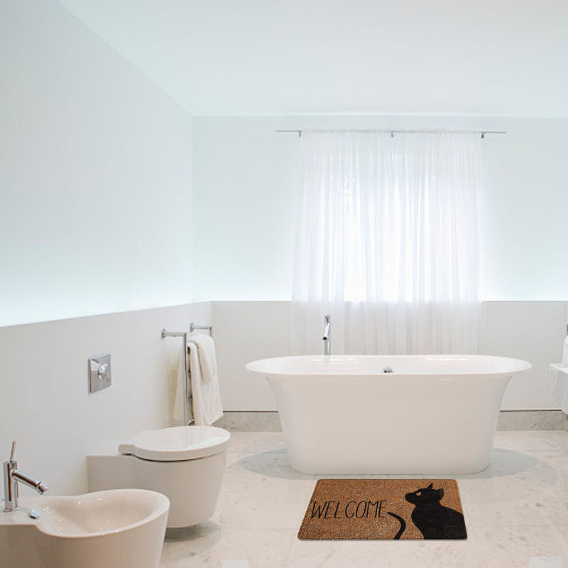 Cute Animal Letter Entrance Rugs Non-Slip Front Doormats Indoor Outdoor (3)