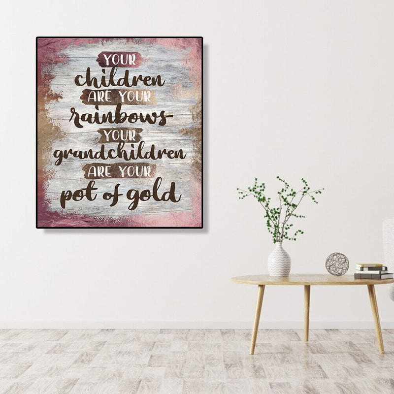 5D Diamond Painting Mosaic Cross Stitch Home Decor (LG025 Your Children)