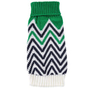 Hit Color Pet Sweaters Dog Cat Soft Elastic Knitwear Clothes(Green)(M)