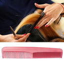 Thickening Haircut Comb Home Salon Fine Tooth Hair Bangs Comb (Red S)