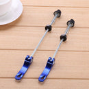 Pair Bike Bicycle Cycling Wheel Hub Skewers Quick Release Bolt blue