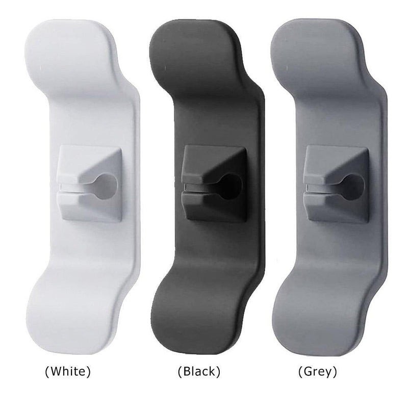 Kitchen Storage Attachment Cable Holder Clip Cord Wrapper Organizer (Grey)