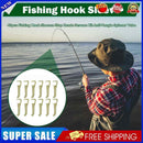 40pcs Fishing Hook Sleeves Stop Beads Screws Peg Soft Anti-Tangle Tube Accessory