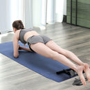 Sit Up Aid Trainer Self-Suction Home Fitness Sit Ups Assistant Bar (Black) Newly