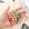 Dinosaur Braided Hand Rope Cartoon Dinosaur Bracelet Charm Bracelet Beads Chain