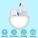 Bluetooth-Compatible Earbuds Case for Lenovo HT38 Protective Cover (White) Newly