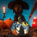 Pumpkin Carving Handcraft Decoration Wooden Decorative Light Wall Art Halloween: