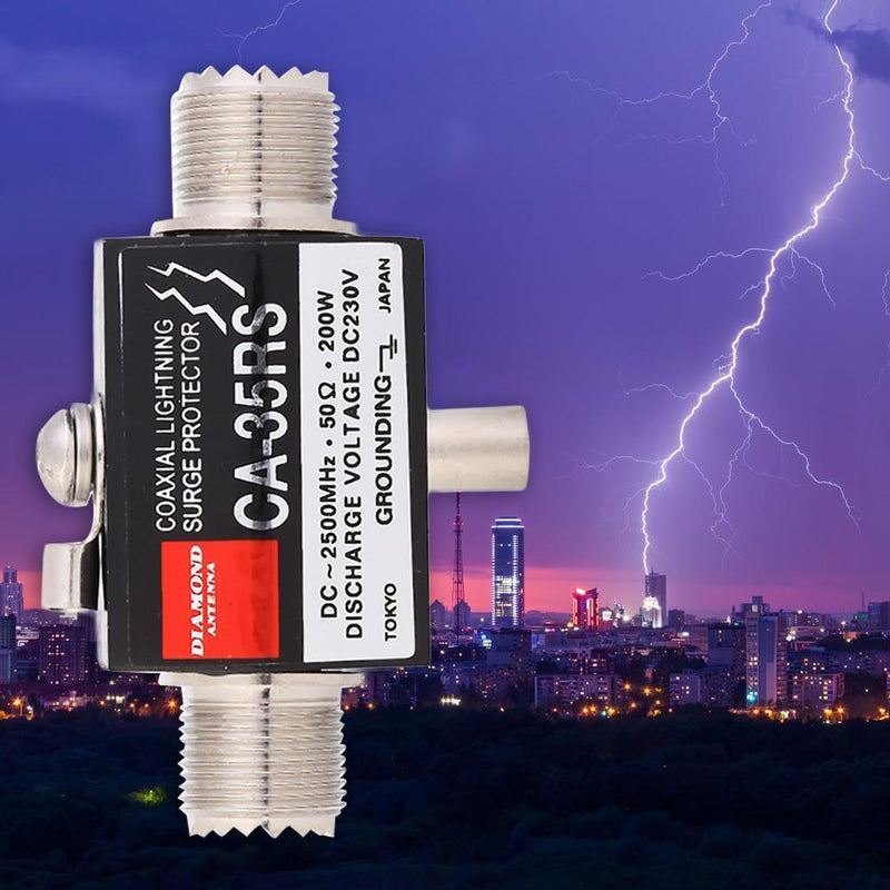 UHF-F to UHF-F DC-2500MHz Thunder Arrestor Female to Female Connector Adapter