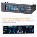5.25in Bay Front LCD Panel 3 Fan Speed Controller CPU Temperature Sensor