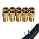 1x Bicycle Valve Adapter Conversion Head Brass Straight Nozzle Pattern L0Z1 X3Q8