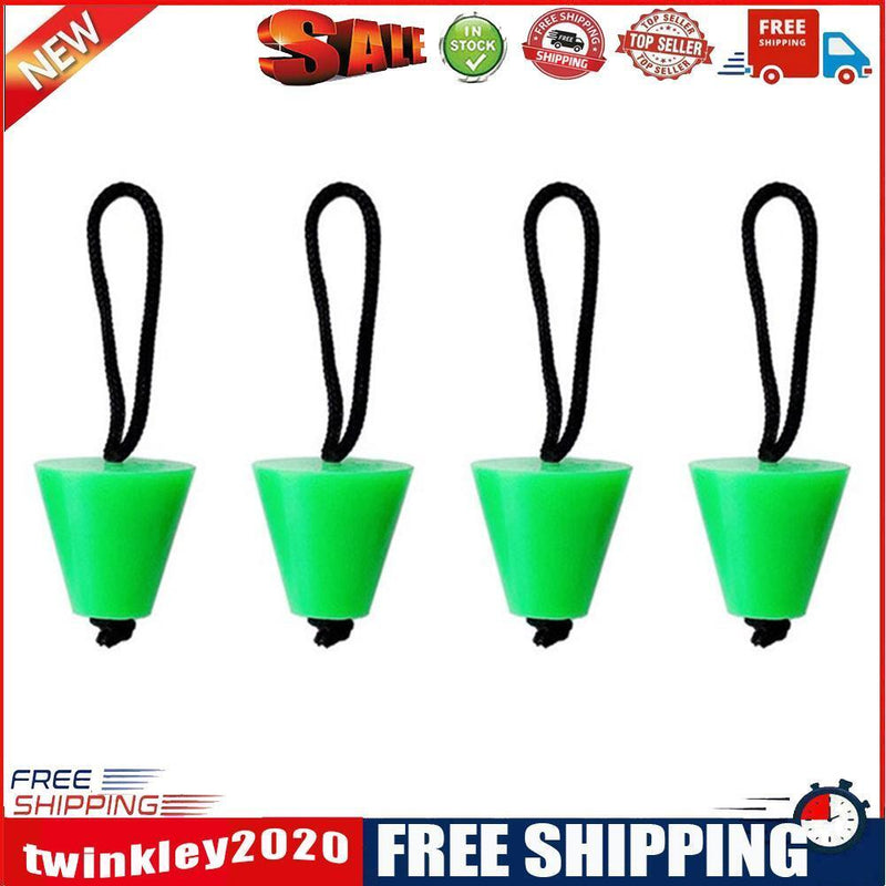 4x Kayak Canoe Boat Scupper Plugs Marine Dinghy Drain Holes Stopper (Green)