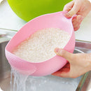 Tool Drainer Vegetable Bowl Rice Washing Filter Strainer Basket Sieve Fruit