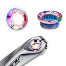 TOOPRE MTB Bike Crank Cover Screws Cap CNC M20x8mm BB Fixing Bolt (Color) Newly