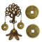 1x Money Tree Wind Chimes Bell Good Lucky Home Garden Outdoor Top Decor F2D3