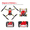 Remote Controller Decals PVC Waterproof Stickers for DJI Mini 3 Pro Accessories