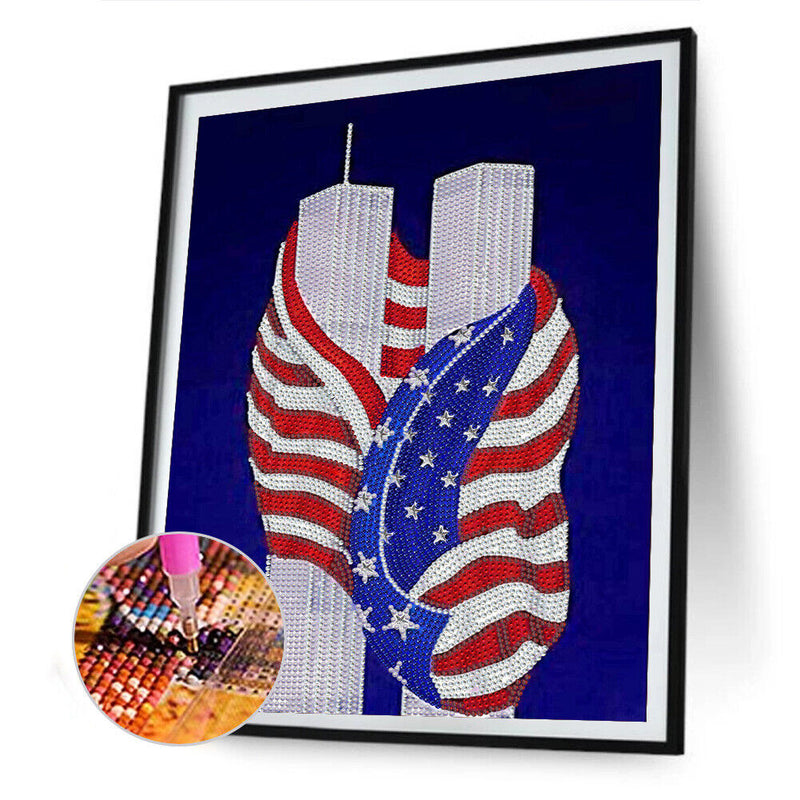 Diamond Painting Independence Day Partial Special Shape Drill DIY (HB252) Newly